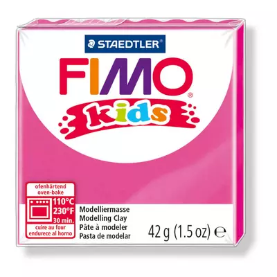 FIMO Kids süthető gyurma, 42 g - pink (8030-220)