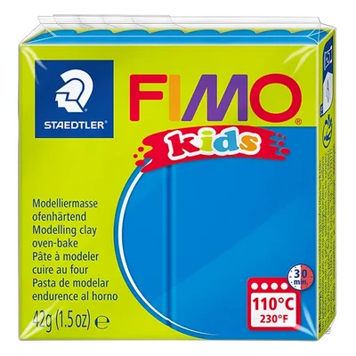 FIMO Kids süthető gyurma, 42 g - kék (8030-3)