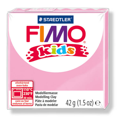 FIMO Kids süthető gyurma, 42 g - rózsaszín (8030-25)