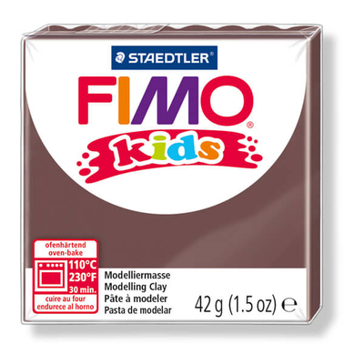 FIMO Kids süthető gyurma, 42 g - barna (8030-7)