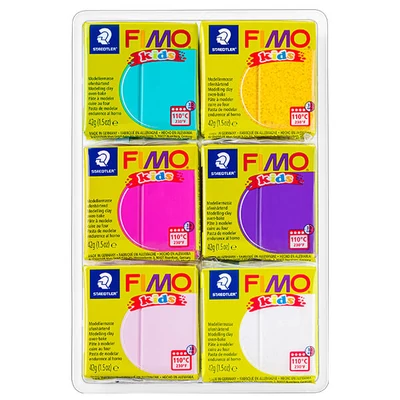 FIMO Kids süthető gyurma készlet, Colour Pack - 6x42 g - lányoknak