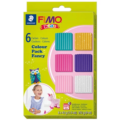FIMO Kids süthető gyurma készlet, Colour Pack - 6x42 g - lányoknak
