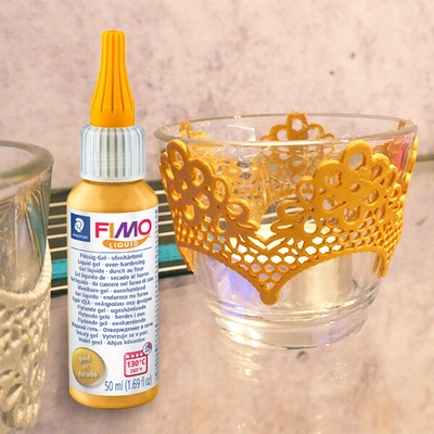 8050-11 FIMO Liquid, Deco gel, 50 ml - arany