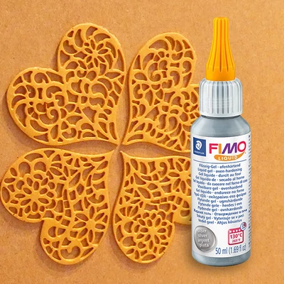 8050-81 FIMO Liquid, Deco gel, 50 ml - ezüst