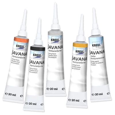 Javana selyemkontúr, gutta, 20 ml - különféle színekben