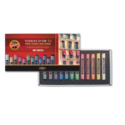 Toison d&#039;Or porpasztell krétakészlet - 12 db