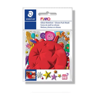 FIMO Nyomóforma szilikon - Csillagok