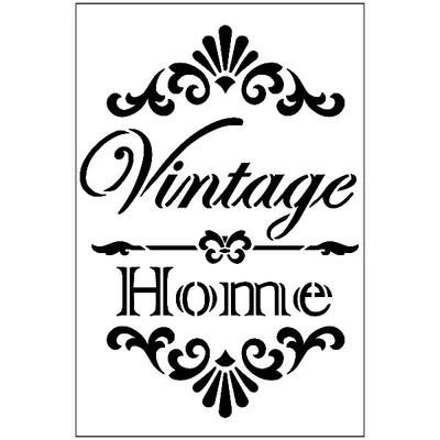 Stencil, 21x29,7 cm - Vintage/Home