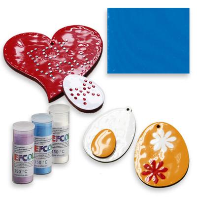Efcolor hobbyzománc por, 10 ml - kék