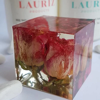 Szilikon öntőforma műgyantához - kocka, 5 cm