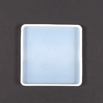 Szilikon öntőforma műgyantához - lapos, szögletes alátét