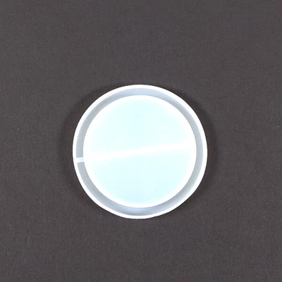 Szilikon öntőforma műgyantához - lapos, peremes alátét, gyerek karkötő