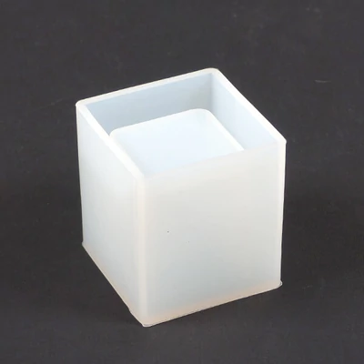 Szilikon öntőforma műgyantához - mécsestartó, szögletes