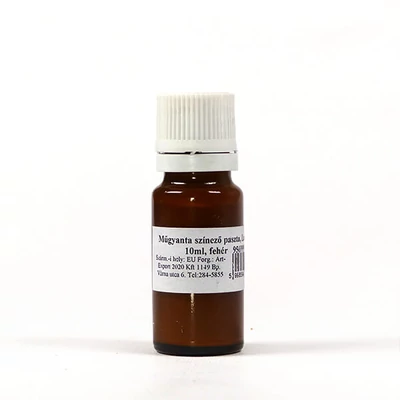 Műgyanta színező, fedő paszta, 10 ml - fehér