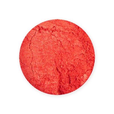 Műgyanta effekt pigment színező por, 3 g - gyöngyház hatású korall
