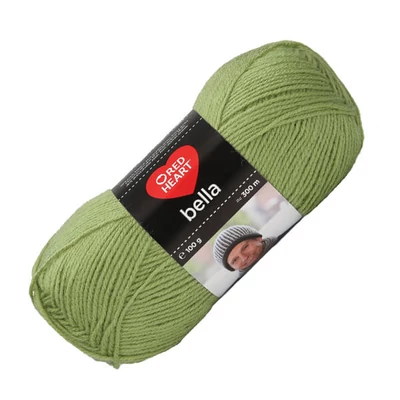 Kötőfonal, Red Heart Bella, 100 g - zöld