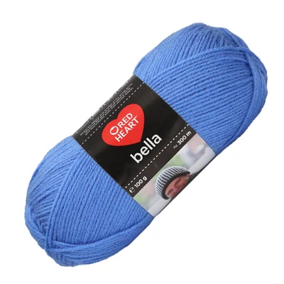 Kötőfonal, Red Heart Bella, 100 g - világoskék