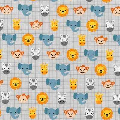 Patchwork anyag - Robert Kaufman - Safari Soiree AMF-17351-12 Grey