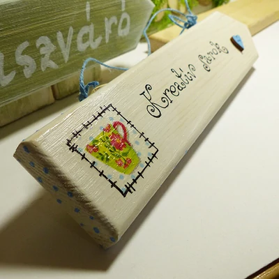 Fa irányjelző nyíl - 5,5x25 cm