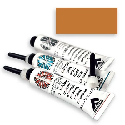 Ferrario kontúrfesték, nem kiégethető, metál, 20 ml - réz, 07