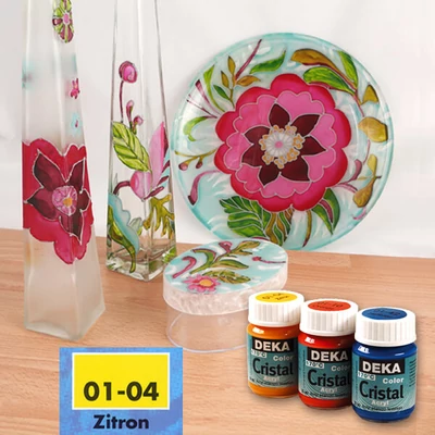 Deka Color Cristal üvegfesték 25 ml - 04 citrom