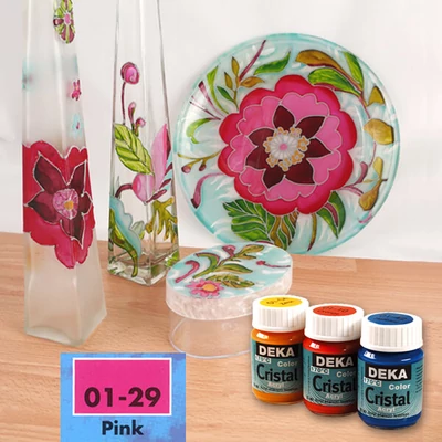 Deka Color Cristal üvegfesték 25 ml - 29 pink