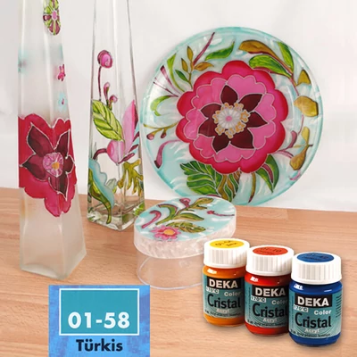 Deka Color Cristal üvegfesték 25 ml - 58 türkiz
