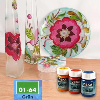 Deka Color Cristal üvegfesték 25 ml - 64 zöld