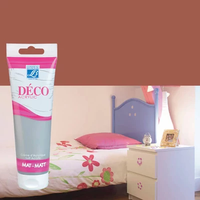 Home Deco matt akrilfesték, 120 ml - peat
