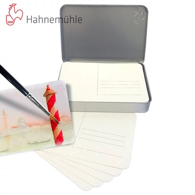Hahnemühle Watercolour Postcards akvarellpapír levelezőlapok, 230 g, 10,5x14,8 cm, 30 db - érdes