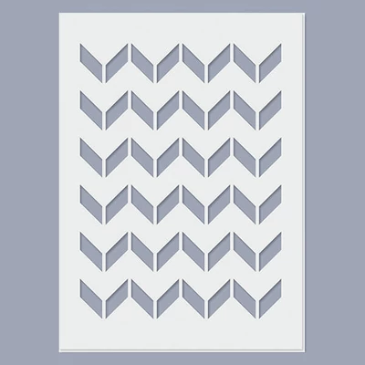 Stencil, 15x20 cm - Chevron