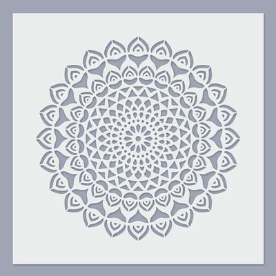 Stencil, 24,5x24,5 cm - Mandala 07