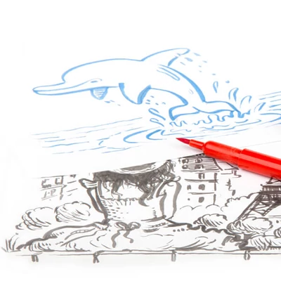 Ecsetirón, Brush Pen - különféle színekben
