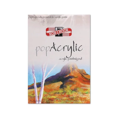 KOH-I-NOOR Pop Acrylic akril festőtömb, 400 g, A4, KOH9920
