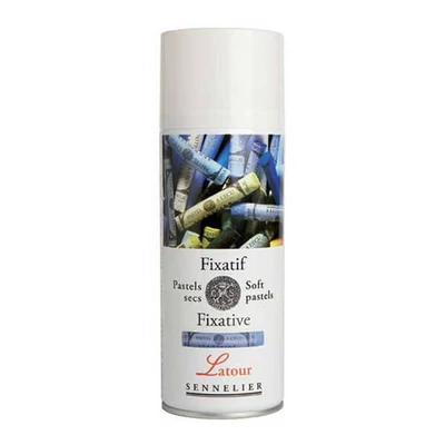 Sennelier Latour fixatív spray porpasztellhez és pasztellceruzához, 400 ml