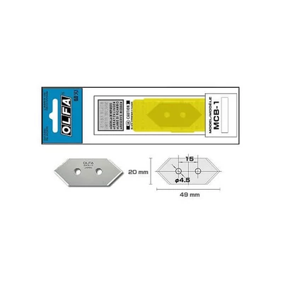 OLFA paszpartú vágó penge, 45° - MCB-1