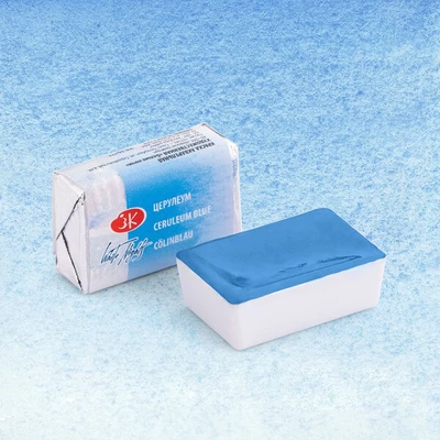 White Nights szilkés akvarellfesték, 2,5 ml - 503, cerulean blue