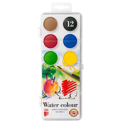 Süni vízfesték készlet - 12 db, 30 mm