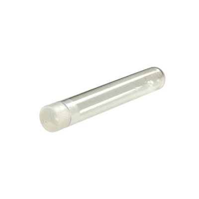 Műanyag tubus, gyöngytartó, 1,2x7,5 cm