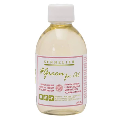 Sennelier Green for oil (környezetbarát) festőszer - 250 ml