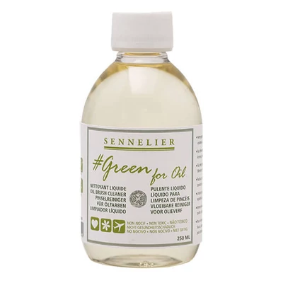 Sennelier Green for oil (környezetbarát) ecsetmosó folyadék - 250 ml