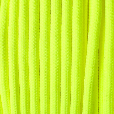Paracord 550, méterben, 4 mm - fluor zöld