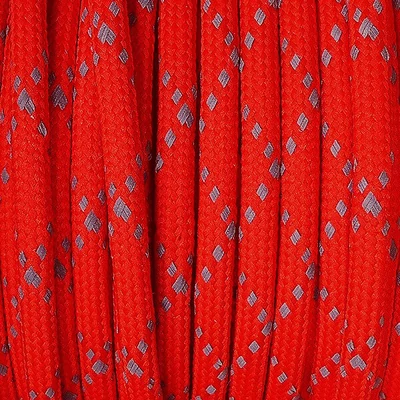 Paracord 550, méterben, 4 mm - fényvisszaverő - piros