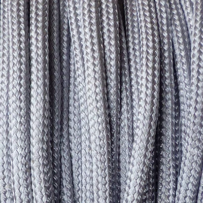 Paracord 550, méterben, 4 mm - ezüst