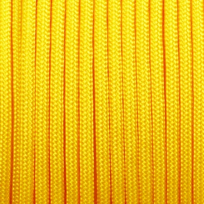 Paracord 350, méterben, 3 mm, szintetikus - napsárga