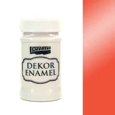 Dekor zománcfesték, 100 ml - narancs