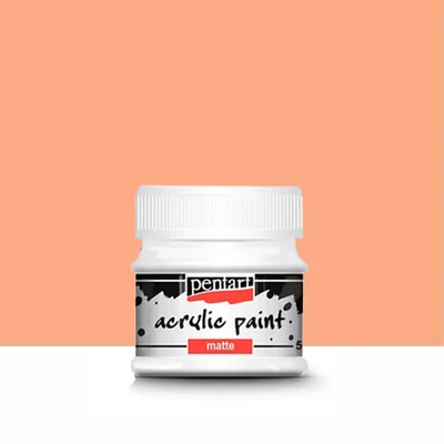 Pentart matt akrilfesték, 50 ml - lazac