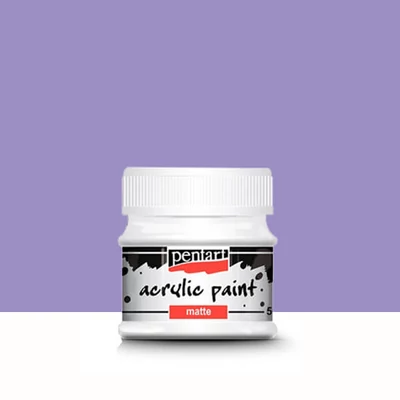 Pentart matt akrilfesték, 50 ml - világoslila