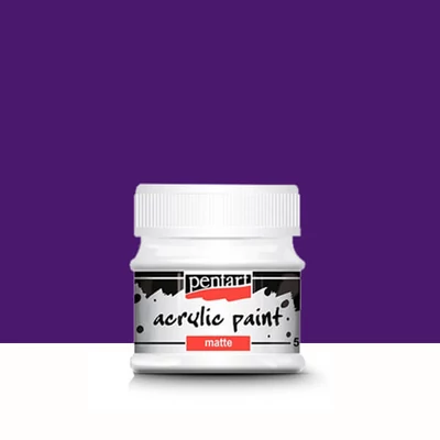 Pentart matt akrilfesték, 50 ml - ametiszt