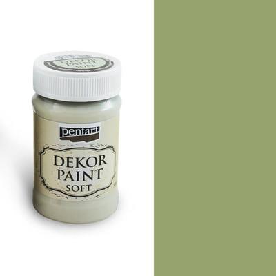 Pentart Dekor Paint Chalky, 100 ml - olíva